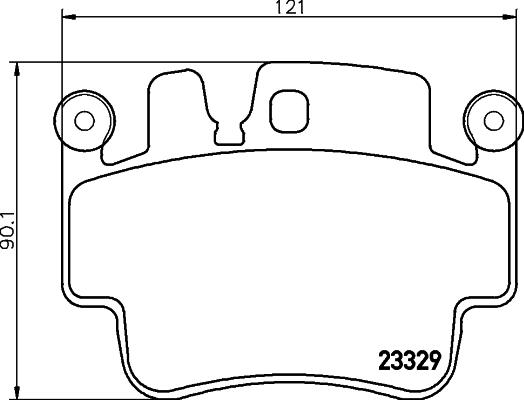 HELLA 8DB 355 043-141 - Kit pastiglie freno, Freno a disco autozon.pro