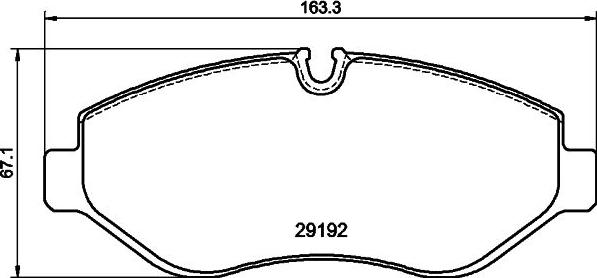 HELLA 8DB 355 043-881 - Kit pastiglie freno, Freno a disco autozon.pro