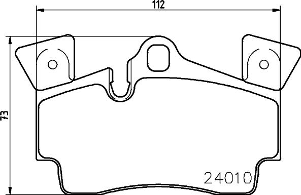 HELLA 8DB 355 043-211 - Kit pastiglie freno, Freno a disco autozon.pro