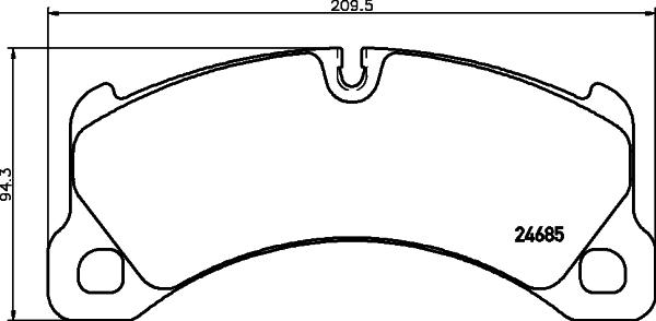 HELLA 8DB 355 042-941 - Kit pastiglie freno, Freno a disco autozon.pro