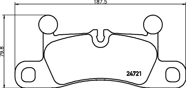 HELLA 8DB 355 042-911 - Kit pastiglie freno, Freno a disco autozon.pro