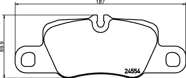 HELLA 8DB 355 042-881 - Kit pastiglie freno, Freno a disco autozon.pro