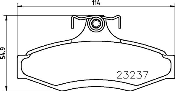 HELLA 8DB 355 009-491 - Kit pastiglie freno, Freno a disco autozon.pro