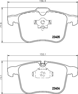 HELLA 8DB 355 009-431 - Kit pastiglie freno, Freno a disco autozon.pro