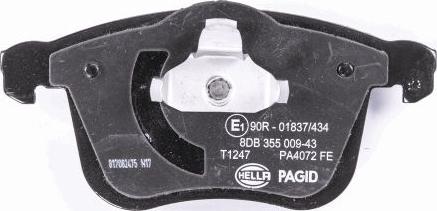 HELLA 8DB 355 009-431 - Kit pastiglie freno, Freno a disco autozon.pro