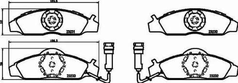 HELLA 8DB 355 009-591 - Kit pastiglie freno, Freno a disco autozon.pro