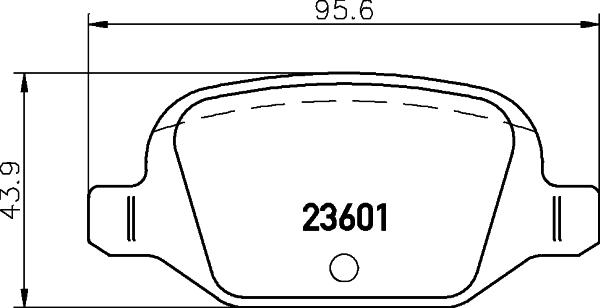 HELLA 8DB 355 009-551 - Kit pastiglie freno, Freno a disco autozon.pro