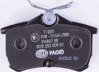 HELLA 8DB 355 009-511 - Kit pastiglie freno, Freno a disco autozon.pro