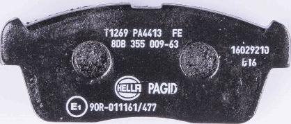 HELLA 8DB 355 009-631 - Kit pastiglie freno, Freno a disco autozon.pro