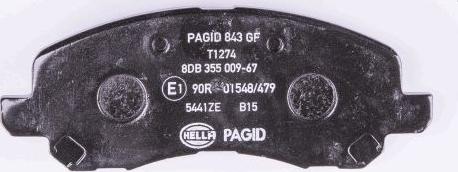 HELLA 8DB 355 009-671 - Kit pastiglie freno, Freno a disco autozon.pro