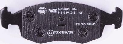 HELLA 8DB 355 009-131 - Kit pastiglie freno, Freno a disco autozon.pro