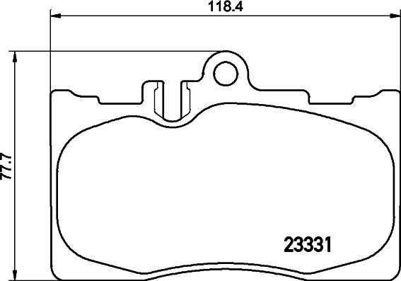 HELLA 8DB 355 009-861 - Kit pastiglie freno, Freno a disco autozon.pro