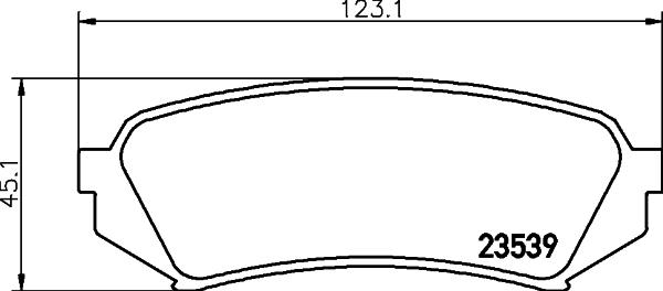 HELLA 8DB 355 009-391 - Kit pastiglie freno, Freno a disco autozon.pro