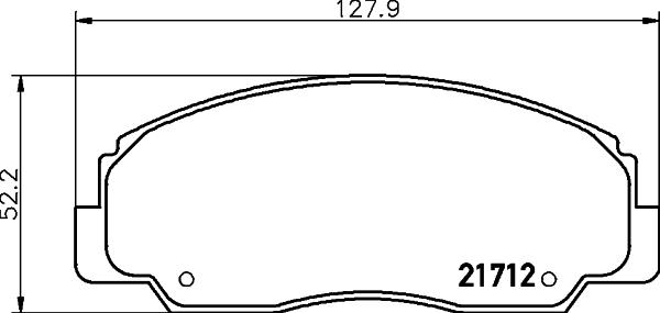 HELLA 8DB 355 009-781 - Kit pastiglie freno, Freno a disco autozon.pro