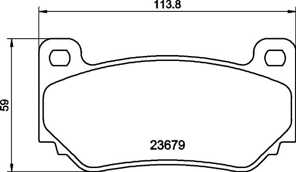 HELLA 8DB 355 009-721 - Kit pastiglie freno, Freno a disco autozon.pro