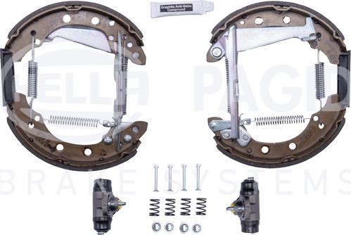 HELLA 8DB 355 004-051 - Kit ganasce freno autozon.pro