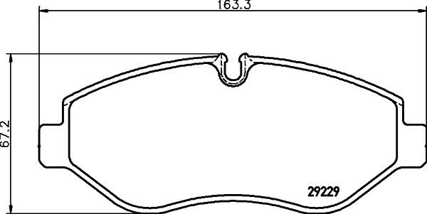 HELLA 8DB 355 005-511 - Kit pastiglie freno, Freno a disco autozon.pro