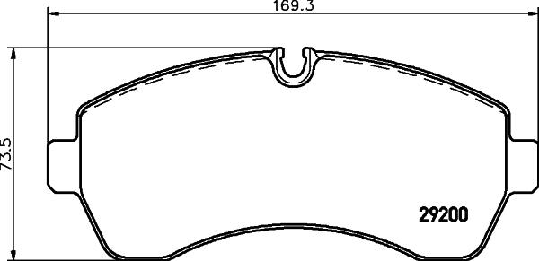 HELLA 8DB 355 005-531 - Kit pastiglie freno, Freno a disco autozon.pro