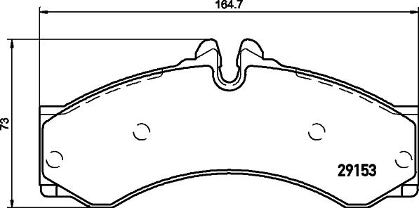 HELLA 8DB 355 005-391 - Kit pastiglie freno, Freno a disco autozon.pro