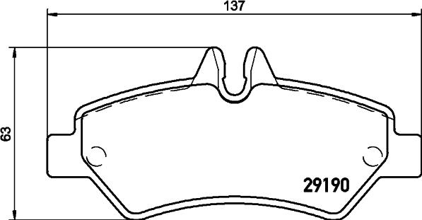 HELLA 8DB 355 005-351 - Kit pastiglie freno, Freno a disco autozon.pro