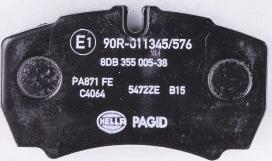 HELLA 8DB 355 005-381 - Kit pastiglie freno, Freno a disco autozon.pro