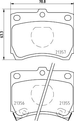 HELLA 8DB 355 005-741 - Kit pastiglie freno, Freno a disco autozon.pro