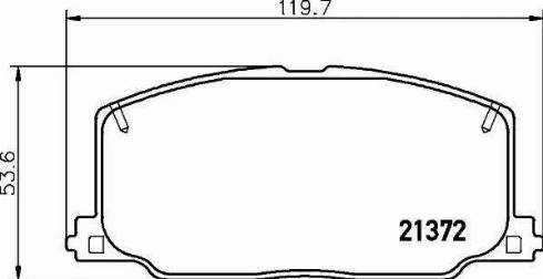 HELLA 8DB 355 005-771 - Kit pastiglie freno, Freno a disco autozon.pro