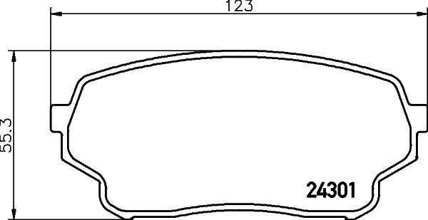 HELLA 8DB 355 006-941 - Kit pastiglie freno, Freno a disco autozon.pro