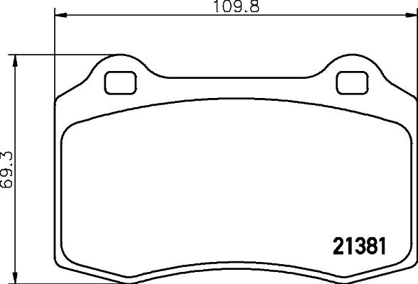 HELLA 8DB 355 006-591 - Kit pastiglie freno, Freno a disco autozon.pro