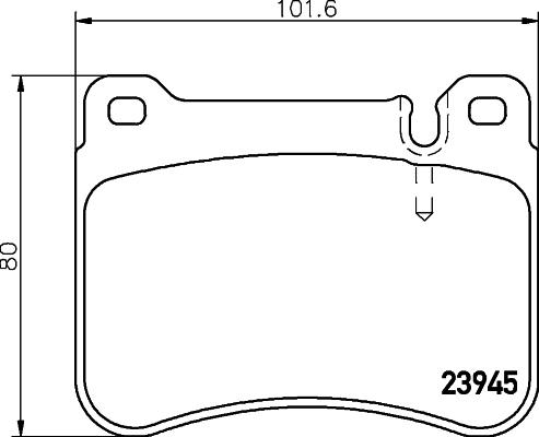 HELLA 8DB 355 006-541 - Kit pastiglie freno, Freno a disco autozon.pro