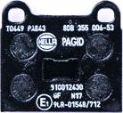 HELLA 8DB 355 006-531 - Kit pastiglie freno, Freno a disco autozon.pro