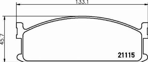 HELLA 8DB 355 006-131 - Kit pastiglie freno, Freno a disco autozon.pro