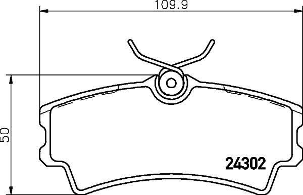 HELLA 8DB 355 006-821 - Kit pastiglie freno, Freno a disco autozon.pro