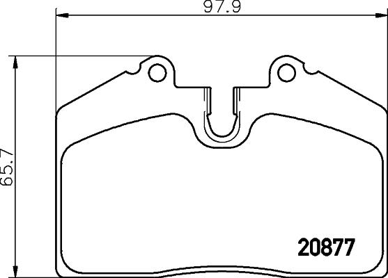 HELLA 8DB 355 006-351 - Kit pastiglie freno, Freno a disco autozon.pro