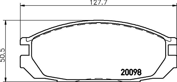 HELLA 8DB 355 006-251 - Kit pastiglie freno, Freno a disco autozon.pro