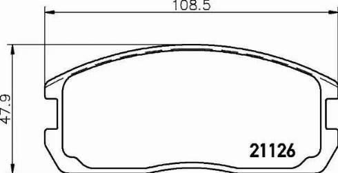 HELLA 8DB 355 006-201 - Kit pastiglie freno, Freno a disco autozon.pro