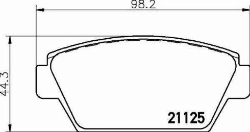 HELLA 8DB 355 006-231 - Kit pastiglie freno, Freno a disco autozon.pro