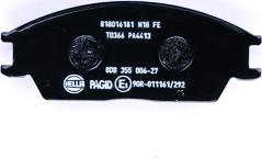 HELLA 8DB 355 006-271 - Kit pastiglie freno, Freno a disco autozon.pro