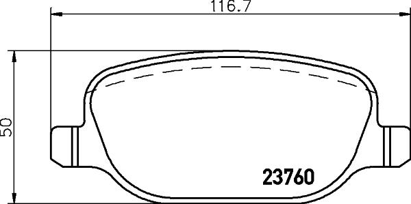 HELLA 8DB 355 006-741 - Kit pastiglie freno, Freno a disco autozon.pro