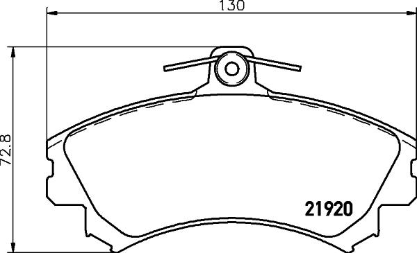 HELLA 8DB 355 006-701 - Kit pastiglie freno, Freno a disco autozon.pro