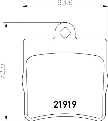 HELLA 8DB 355 008-461 - Kit pastiglie freno, Freno a disco autozon.pro