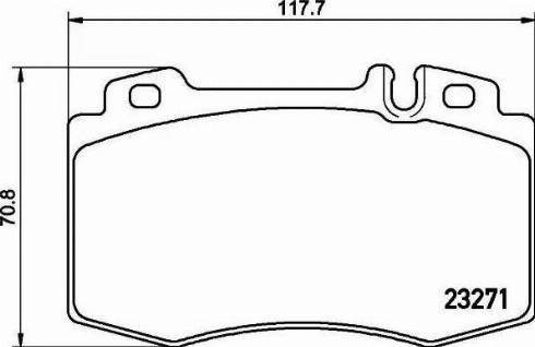 HELLA 8DB 355 015-851 - Kit pastiglie freno, Freno a disco autozon.pro