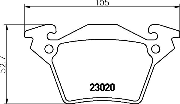 HELLA 8DB 355 008-641 - Kit pastiglie freno, Freno a disco autozon.pro