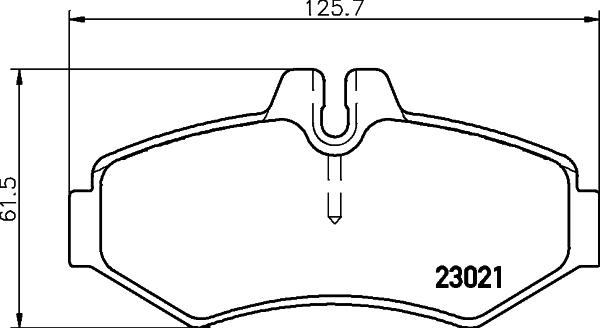 HELLA 8DB 355 008-651 - Kit pastiglie freno, Freno a disco autozon.pro