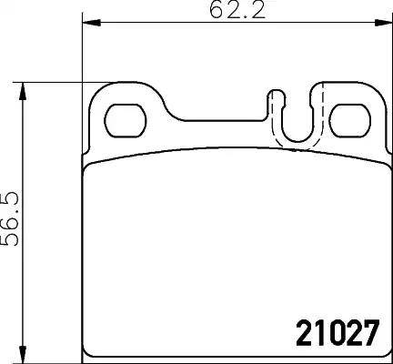 HELLA 8DB 355 008-101 - Kit pastiglie freno, Freno a disco autozon.pro