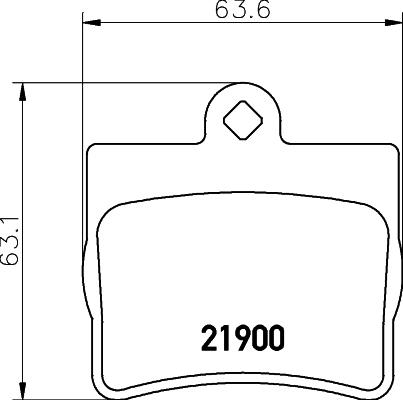 HELLA 8DB 355 008-311 - Kit pastiglie freno, Freno a disco autozon.pro