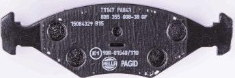 HELLA 8DB 355 008-381 - Kit pastiglie freno, Freno a disco autozon.pro