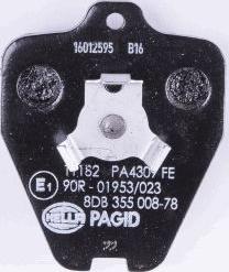 HELLA 8DB 355 008-781 - Kit pastiglie freno, Freno a disco autozon.pro