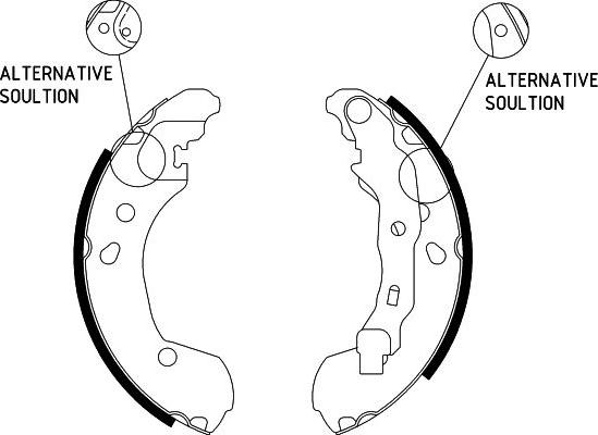 HELLA 8DB 355 002-801 - Kit ganasce freno autozon.pro