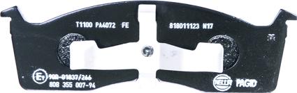 HELLA 8DB 355 007-941 - Kit pastiglie freno, Freno a disco autozon.pro